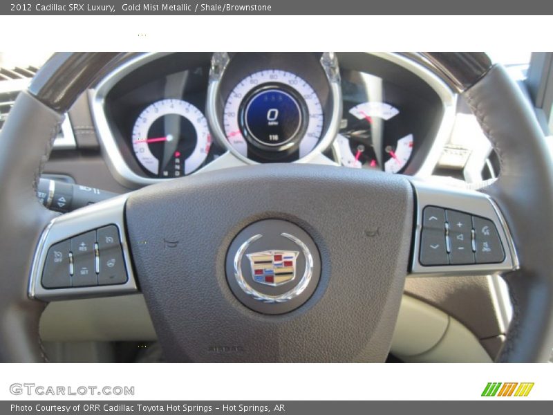 Gold Mist Metallic / Shale/Brownstone 2012 Cadillac SRX Luxury