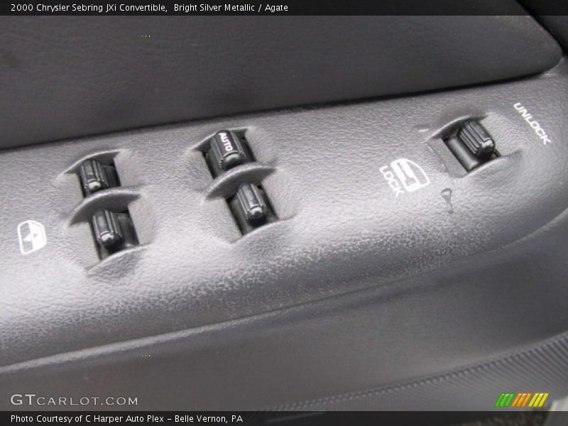 Bright Silver Metallic / Agate 2000 Chrysler Sebring JXi Convertible
