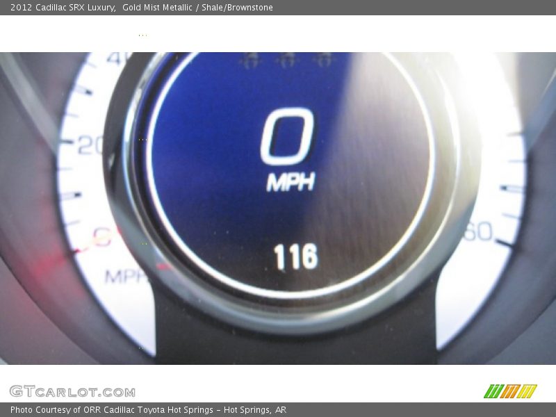 Gold Mist Metallic / Shale/Brownstone 2012 Cadillac SRX Luxury