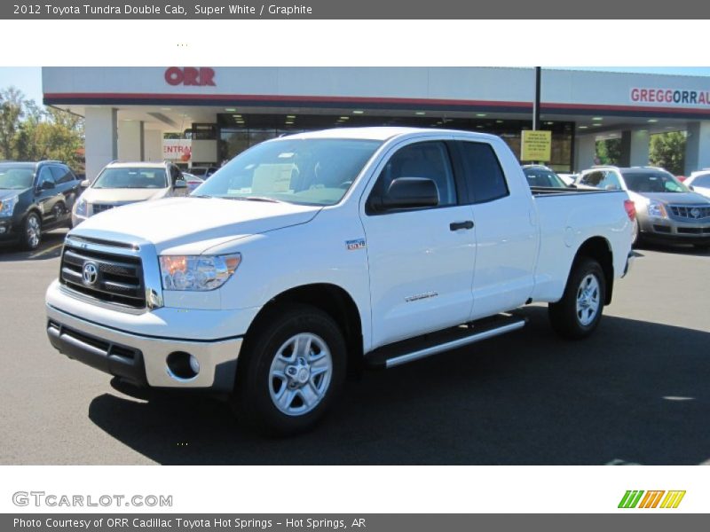 Super White / Graphite 2012 Toyota Tundra Double Cab