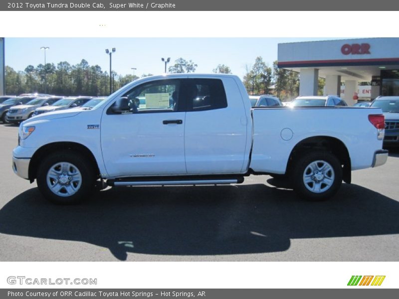 Super White / Graphite 2012 Toyota Tundra Double Cab