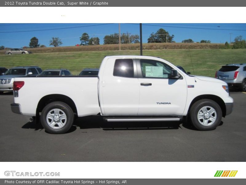 Super White / Graphite 2012 Toyota Tundra Double Cab