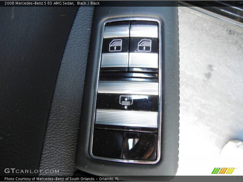 Black / Black 2008 Mercedes-Benz S 63 AMG Sedan