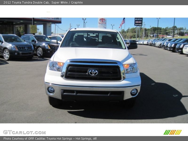 Super White / Graphite 2012 Toyota Tundra Double Cab