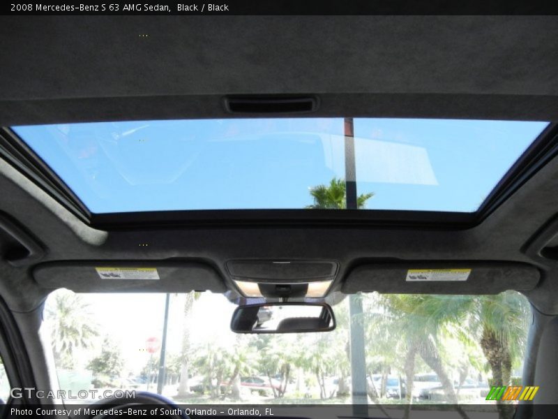 Black / Black 2008 Mercedes-Benz S 63 AMG Sedan