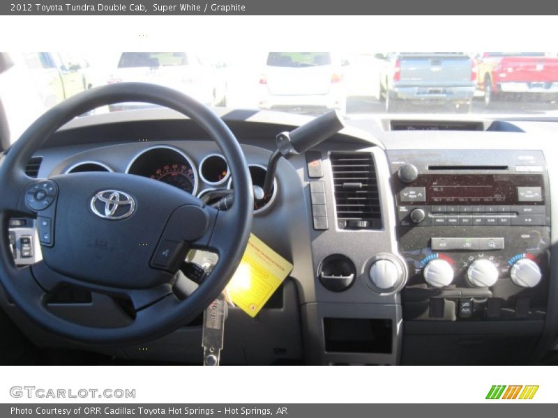 Super White / Graphite 2012 Toyota Tundra Double Cab