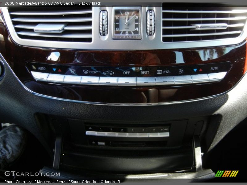 Black / Black 2008 Mercedes-Benz S 63 AMG Sedan