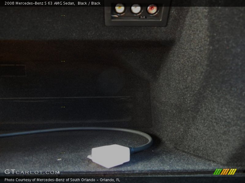 Black / Black 2008 Mercedes-Benz S 63 AMG Sedan