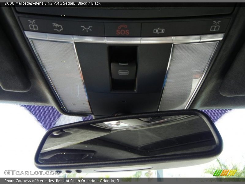 Black / Black 2008 Mercedes-Benz S 63 AMG Sedan