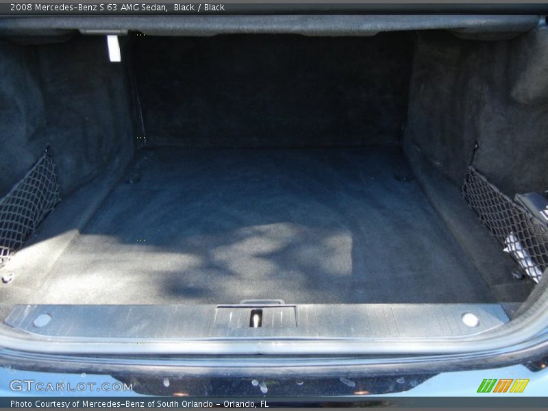 Black / Black 2008 Mercedes-Benz S 63 AMG Sedan