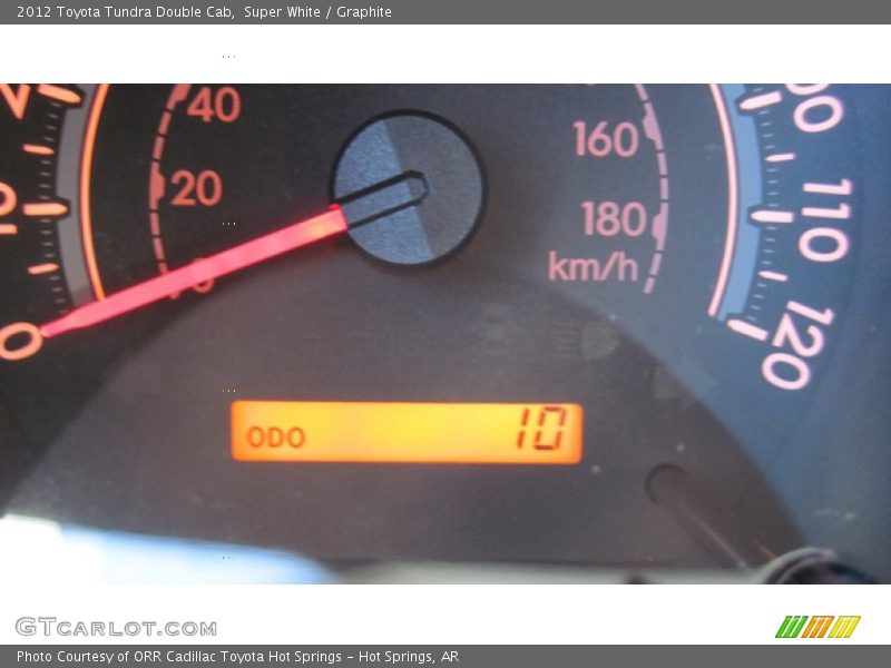 Super White / Graphite 2012 Toyota Tundra Double Cab