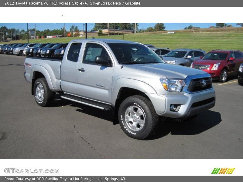  2012 Tacoma V6 TRD Access Cab 4x4 Silver Streak Mica