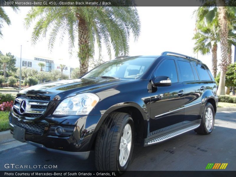 Obsidian Black Metallic / Black 2007 Mercedes-Benz GL 450