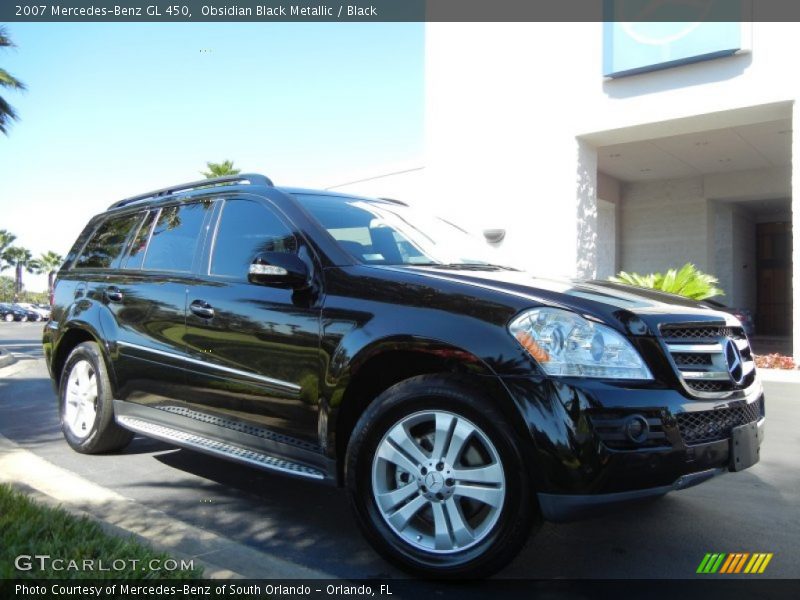 Obsidian Black Metallic / Black 2007 Mercedes-Benz GL 450