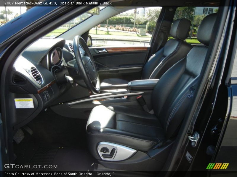 Obsidian Black Metallic / Black 2007 Mercedes-Benz GL 450