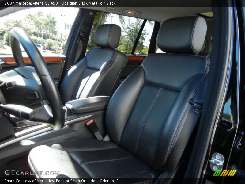 Obsidian Black Metallic / Black 2007 Mercedes-Benz GL 450