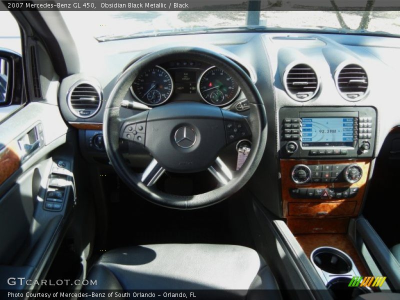Obsidian Black Metallic / Black 2007 Mercedes-Benz GL 450