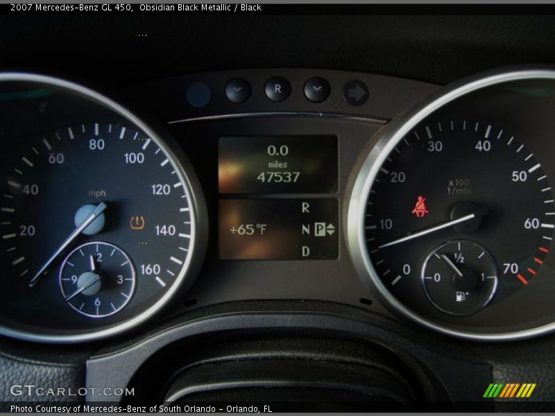 Obsidian Black Metallic / Black 2007 Mercedes-Benz GL 450