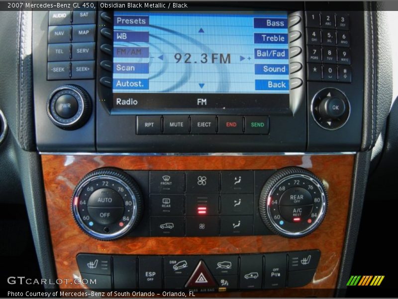 Obsidian Black Metallic / Black 2007 Mercedes-Benz GL 450