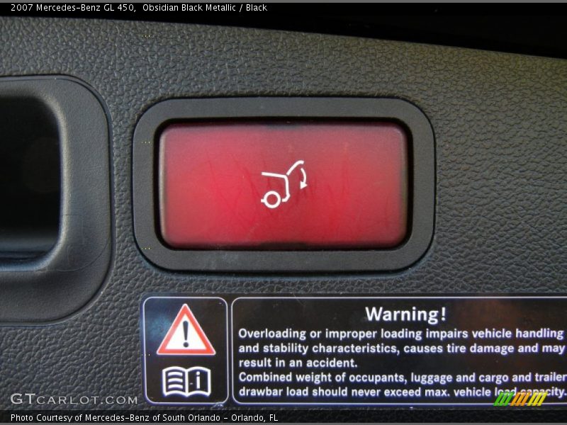 Obsidian Black Metallic / Black 2007 Mercedes-Benz GL 450