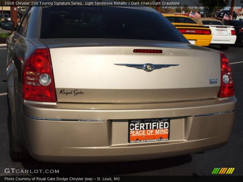 Light Sandstone Metallic / Dark Khaki/Light Graystone 2008 Chrysler 300 Touring Signature Series
