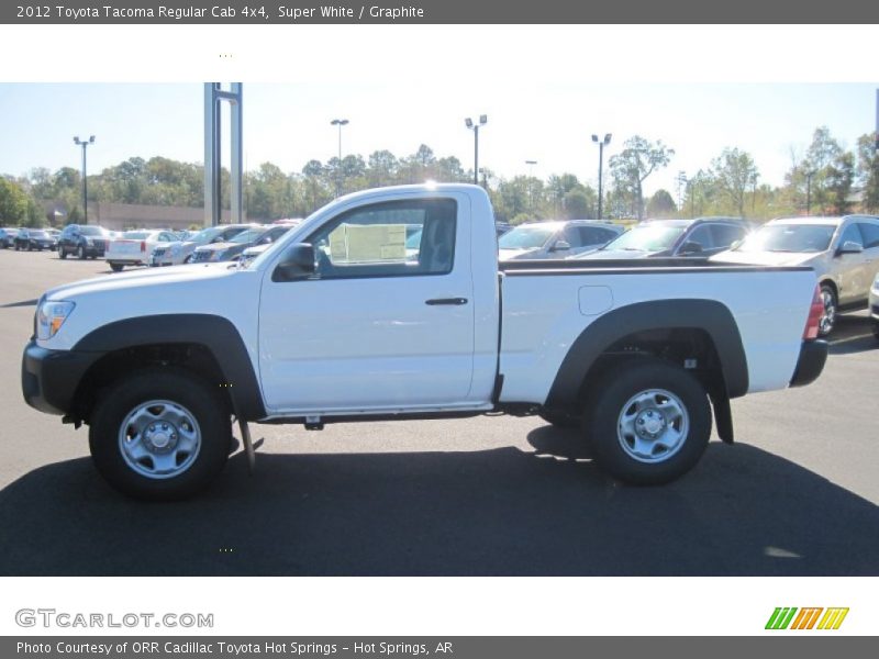 Super White / Graphite 2012 Toyota Tacoma Regular Cab 4x4