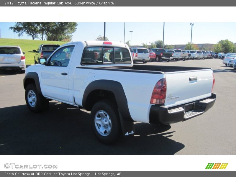 Super White / Graphite 2012 Toyota Tacoma Regular Cab 4x4