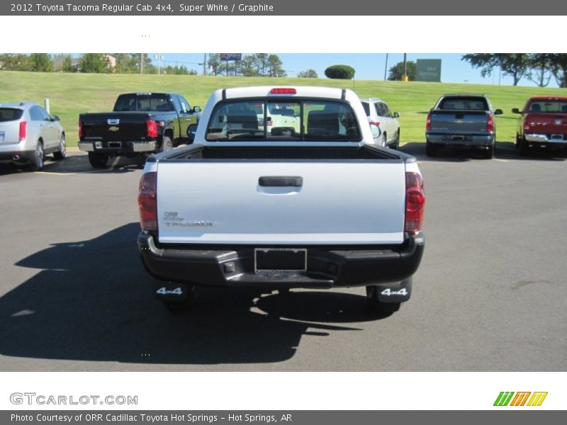 Super White / Graphite 2012 Toyota Tacoma Regular Cab 4x4