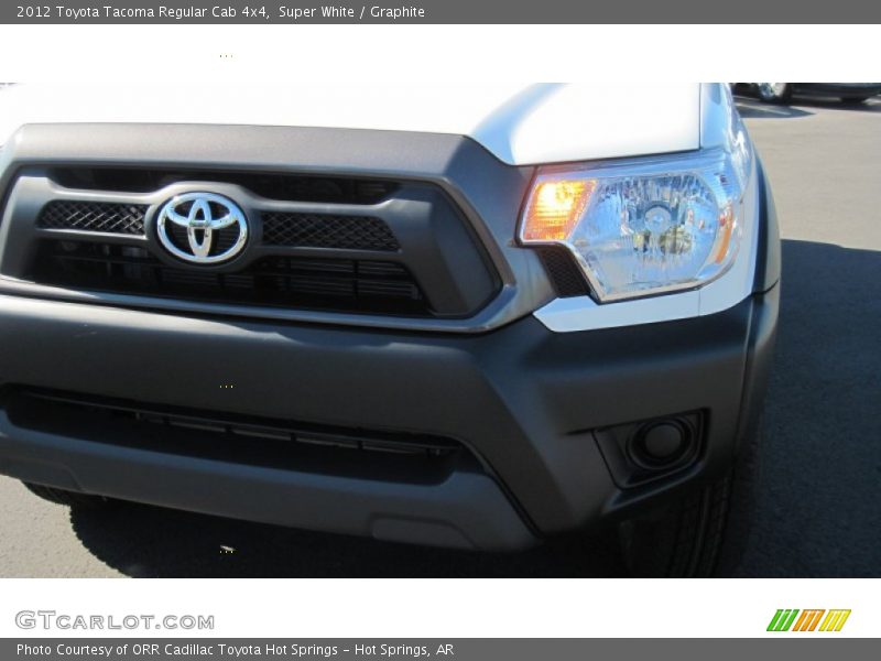 Super White / Graphite 2012 Toyota Tacoma Regular Cab 4x4