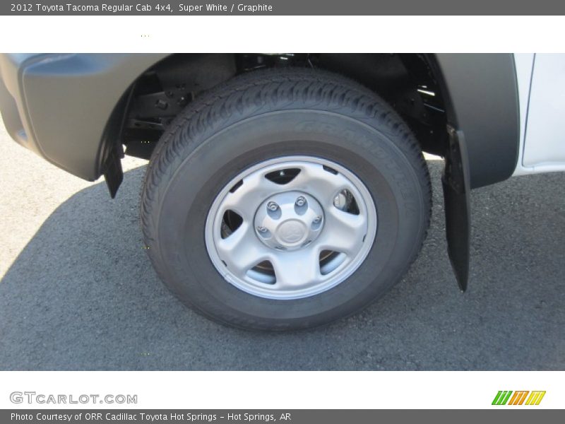 Super White / Graphite 2012 Toyota Tacoma Regular Cab 4x4