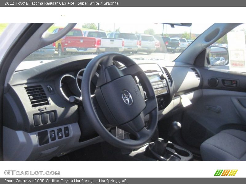 Super White / Graphite 2012 Toyota Tacoma Regular Cab 4x4