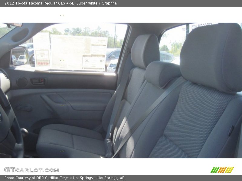Super White / Graphite 2012 Toyota Tacoma Regular Cab 4x4