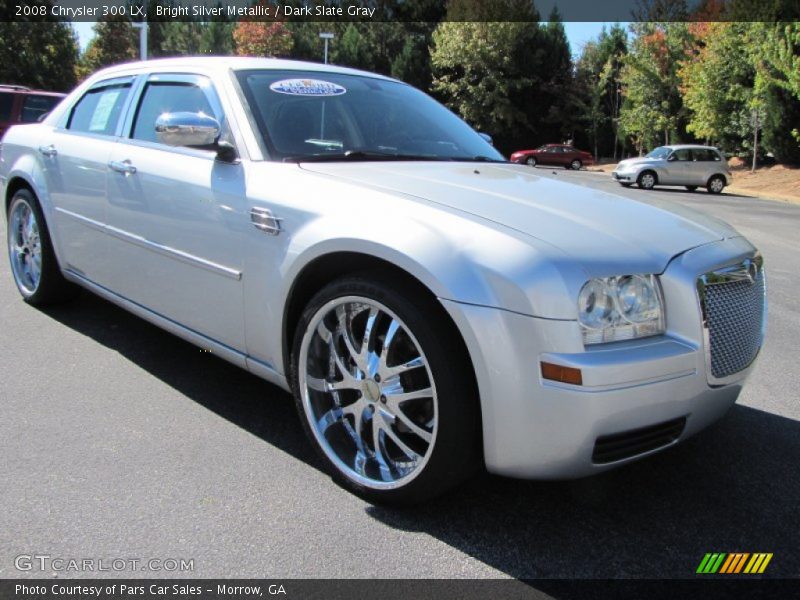 Bright Silver Metallic / Dark Slate Gray 2008 Chrysler 300 LX