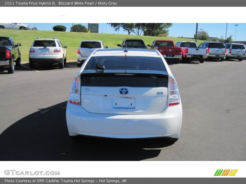 Blizzard White Pearl / Misty Gray 2011 Toyota Prius Hybrid III
