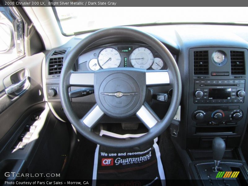 Bright Silver Metallic / Dark Slate Gray 2008 Chrysler 300 LX