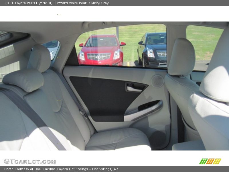 Blizzard White Pearl / Misty Gray 2011 Toyota Prius Hybrid III