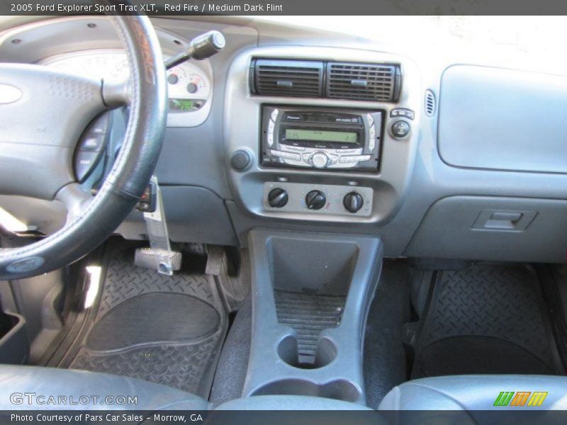 Red Fire / Medium Dark Flint 2005 Ford Explorer Sport Trac XLT