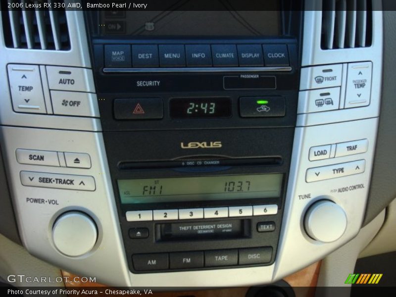 Bamboo Pearl / Ivory 2006 Lexus RX 330 AWD