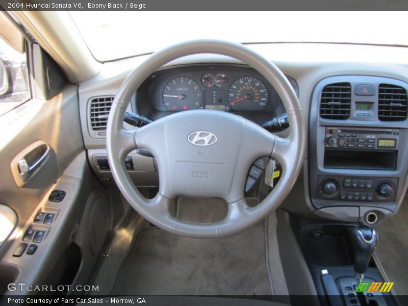 Dashboard of 2004 Sonata V6