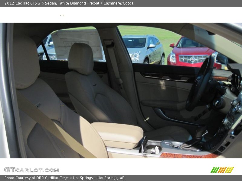 White Diamond Tricoat / Cashmere/Cocoa 2012 Cadillac CTS 3.6 Sedan