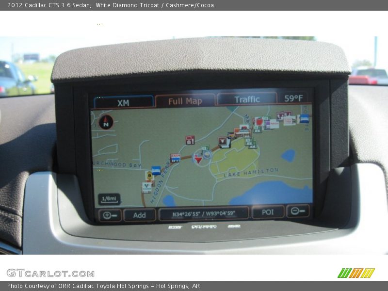 White Diamond Tricoat / Cashmere/Cocoa 2012 Cadillac CTS 3.6 Sedan