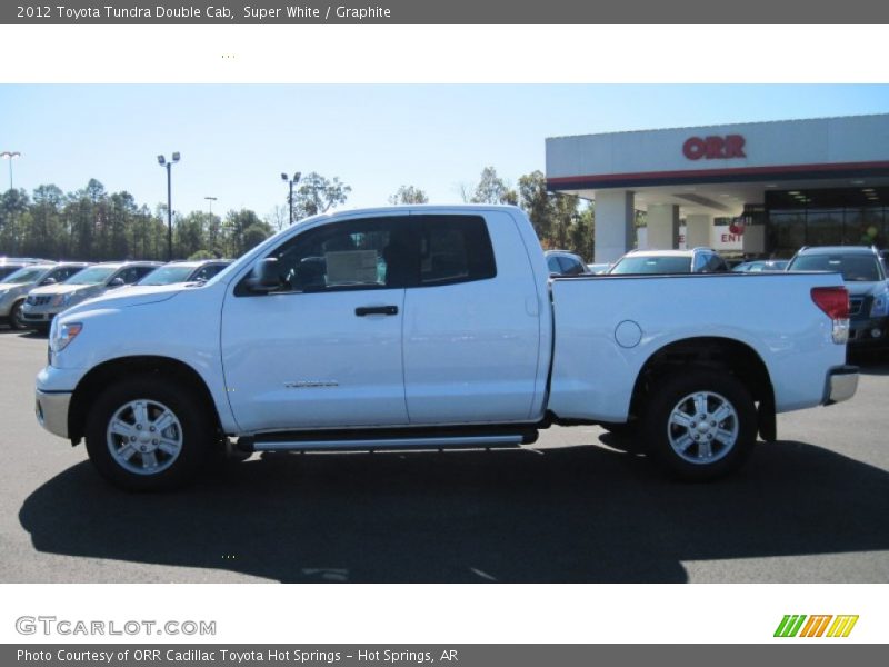 Super White / Graphite 2012 Toyota Tundra Double Cab