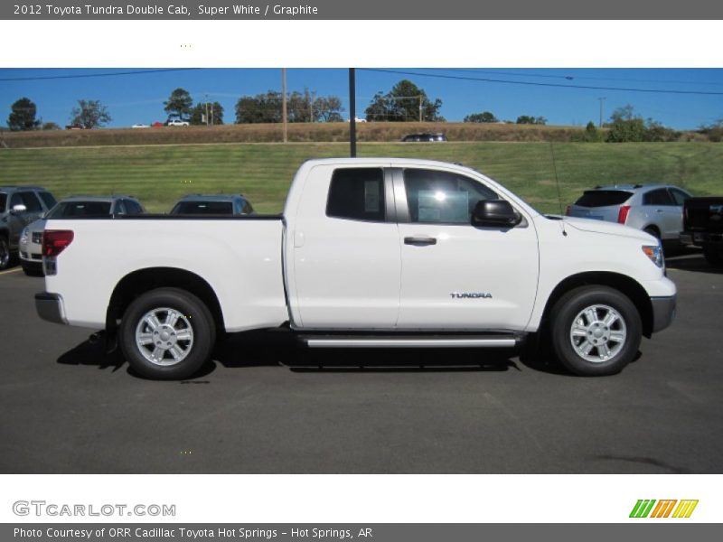 Super White / Graphite 2012 Toyota Tundra Double Cab