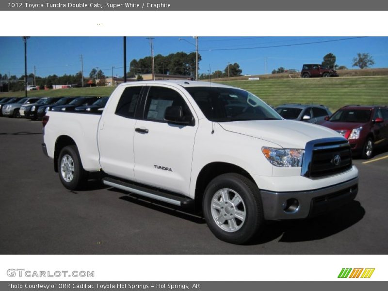 Super White / Graphite 2012 Toyota Tundra Double Cab