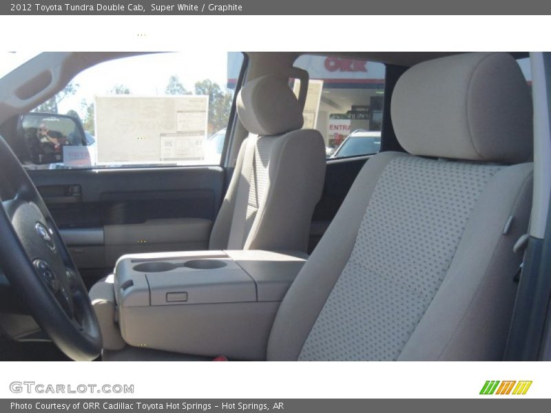 Super White / Graphite 2012 Toyota Tundra Double Cab