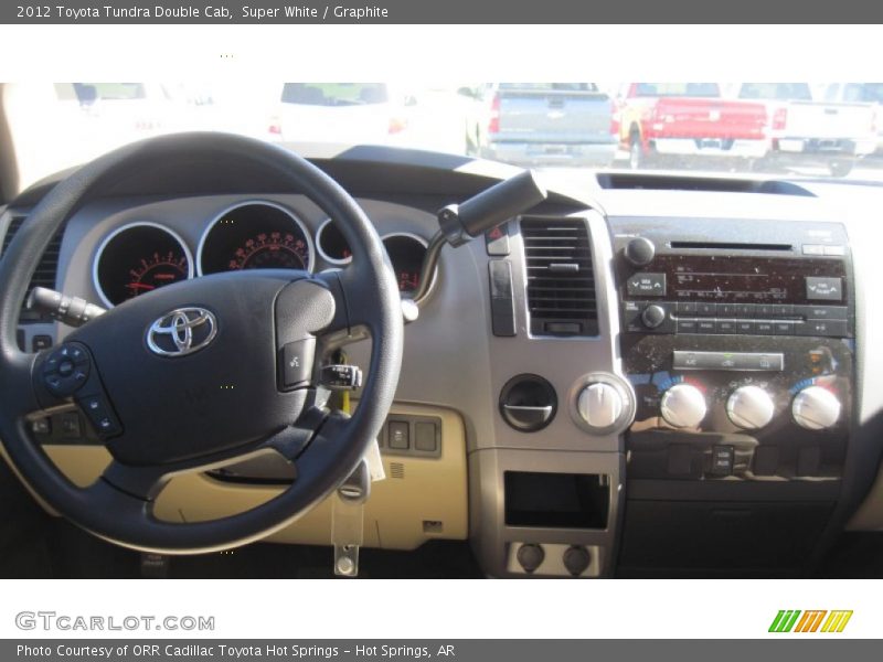 Super White / Graphite 2012 Toyota Tundra Double Cab