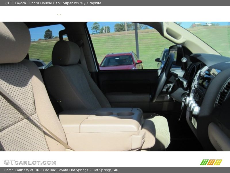 Super White / Graphite 2012 Toyota Tundra Double Cab