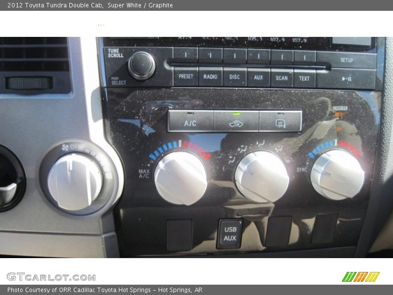 Super White / Graphite 2012 Toyota Tundra Double Cab