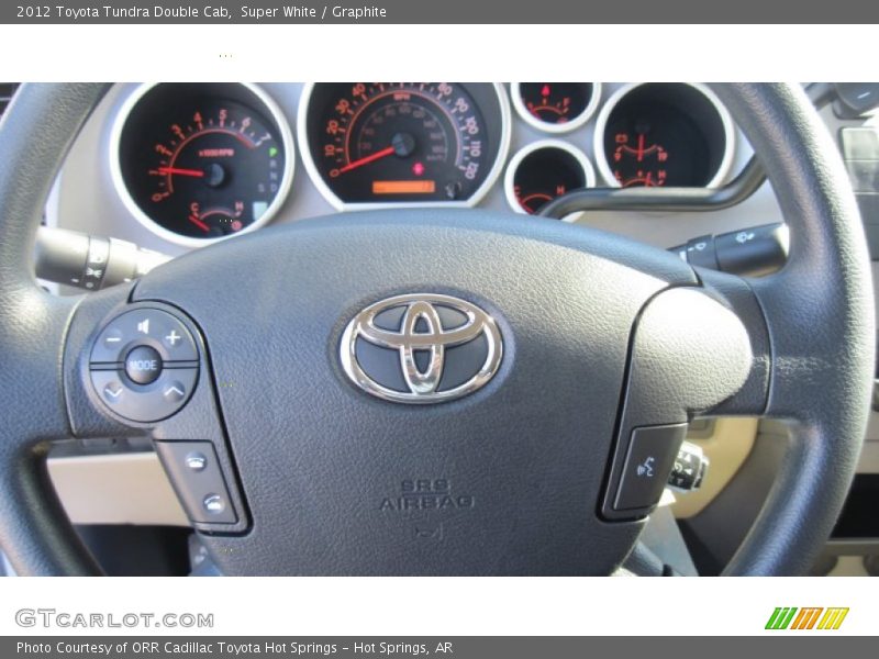 Super White / Graphite 2012 Toyota Tundra Double Cab