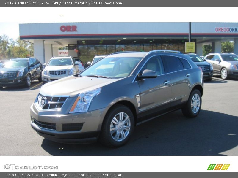Gray Flannel Metallic / Shale/Brownstone 2012 Cadillac SRX Luxury